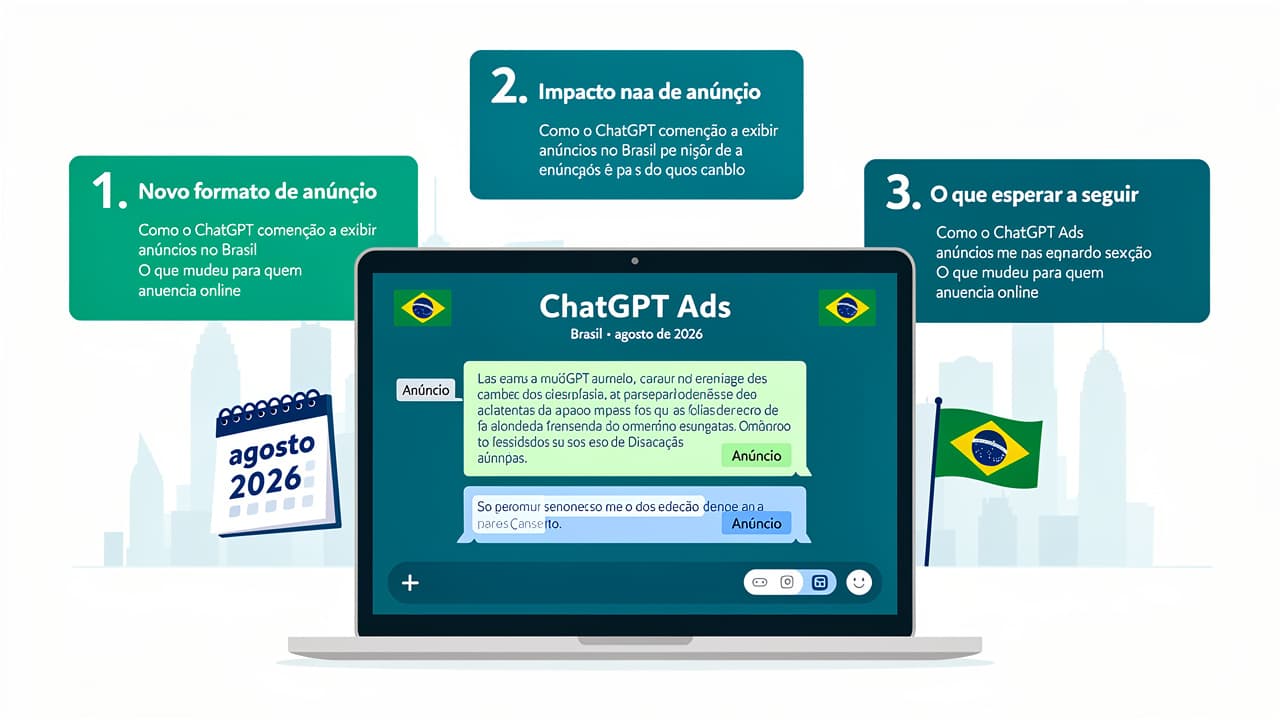 3 pontos sobre o lançamento do ChatGPT Ads no Brasil que todo anunciante digital deve entender